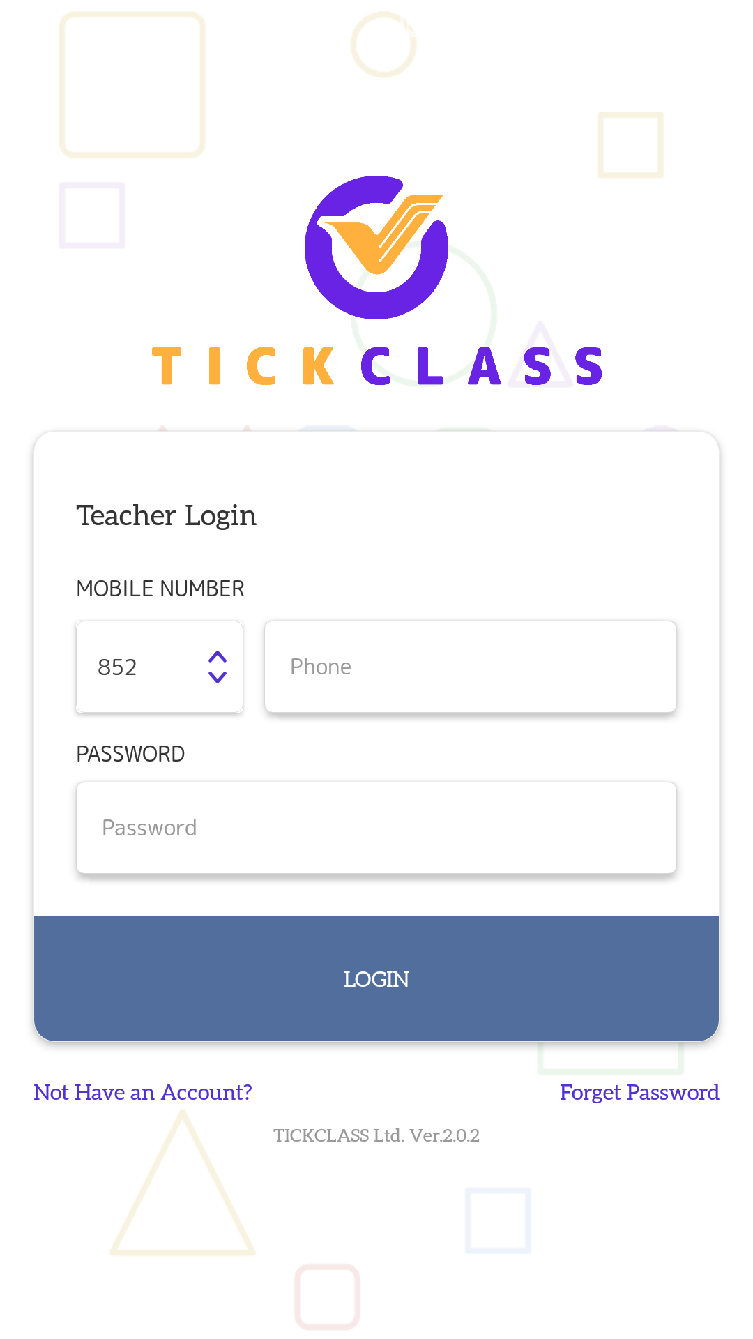 Login